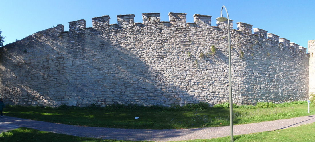 Visby city wall/fortress.